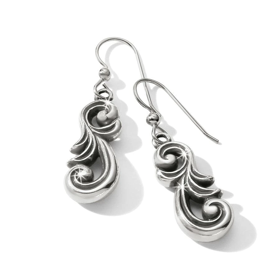 Alana Scroll French Wire Earrings - Image 2