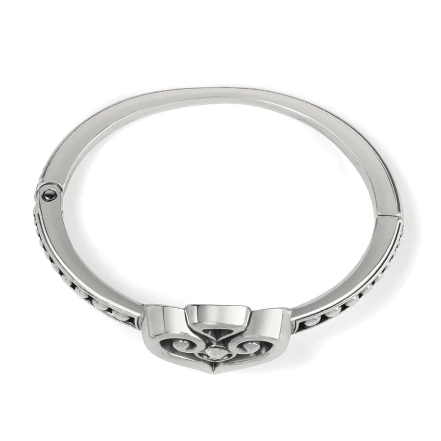 Alcazar Heart Glint Hinged Bangle - Image 3