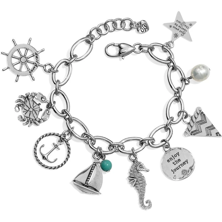 Blue Water Charm Bracelet - Image 2