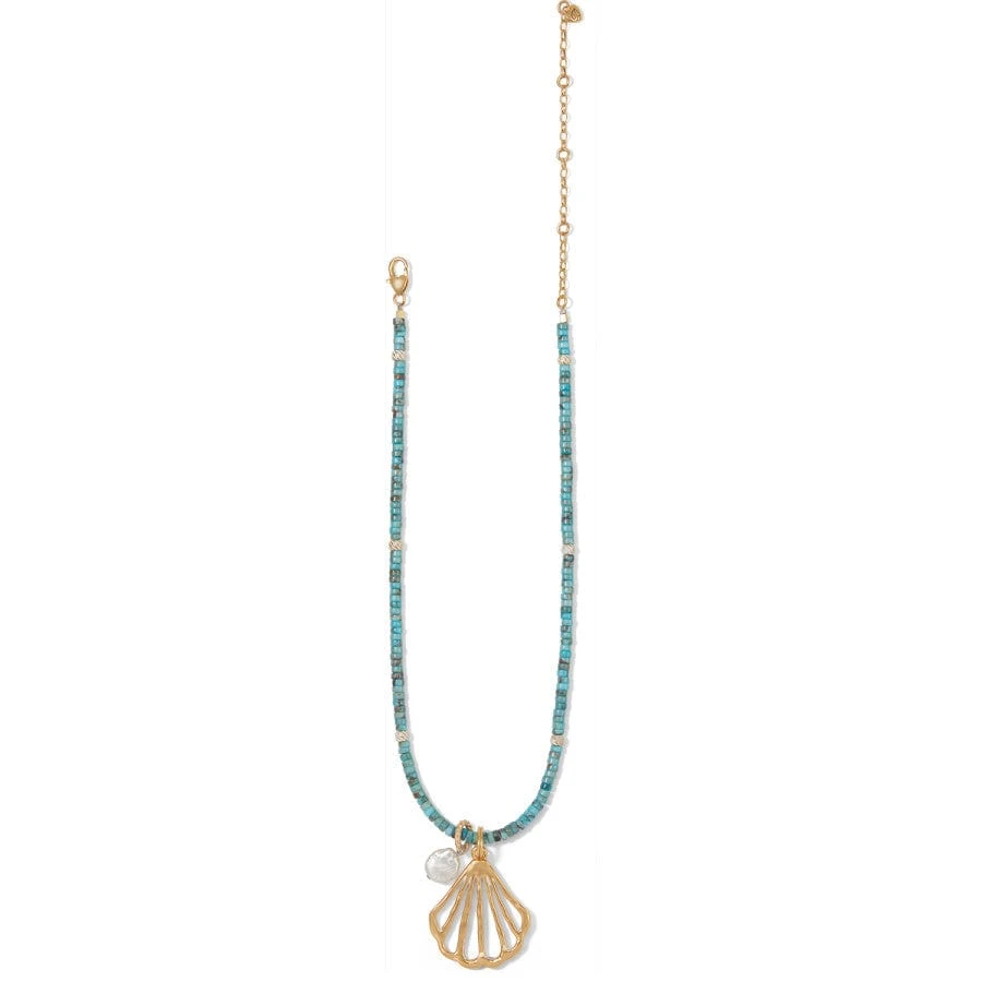 Calypso Shell Heishi Necklace - Image 2