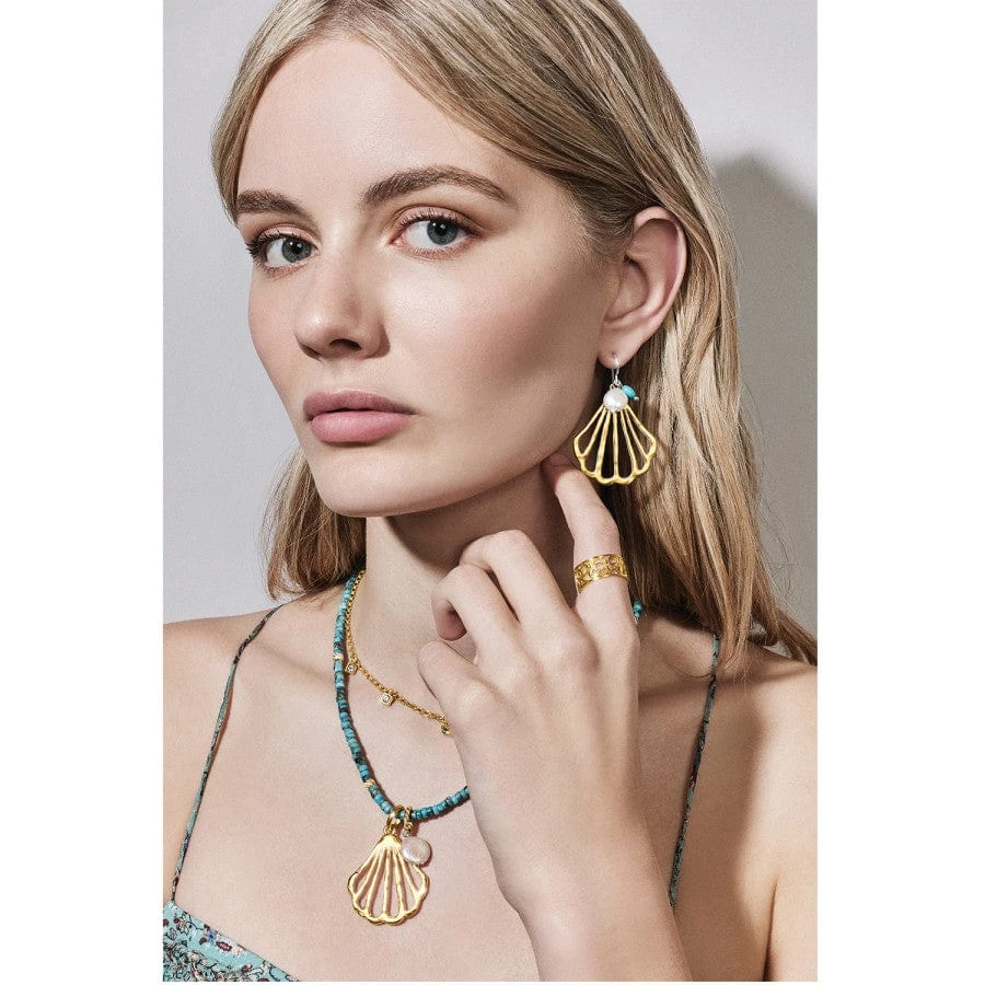 Calypso Shell Heishi Necklace - Image 3