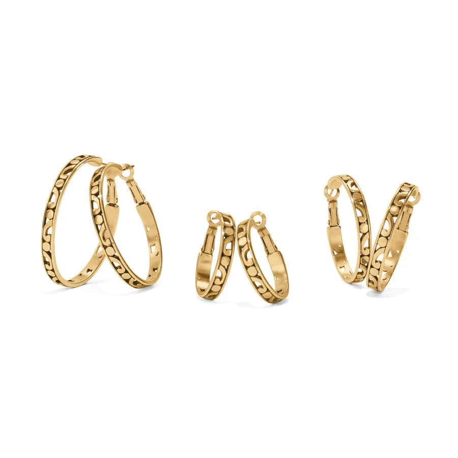 Contempo Small Hoop Earrings - Image 6