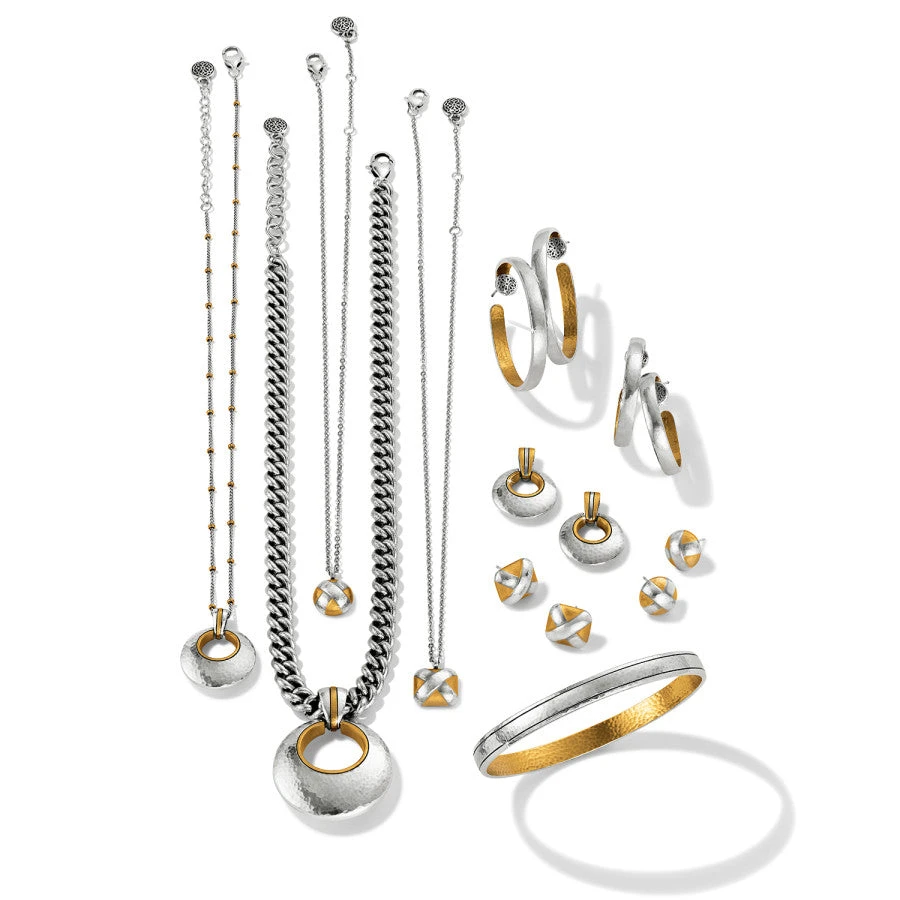 Entrata Round Post Earrings - Image 2