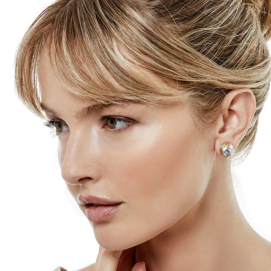 Entrata Round Post Earrings - Image 3