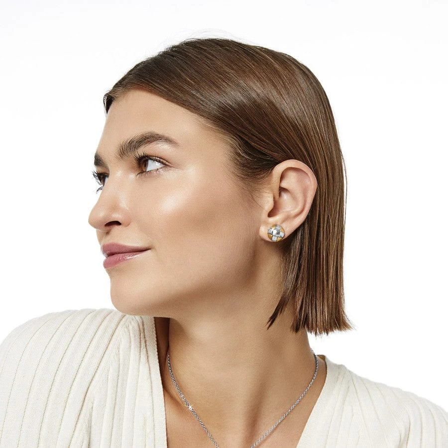 Entrata Round Post Earrings - Image 4