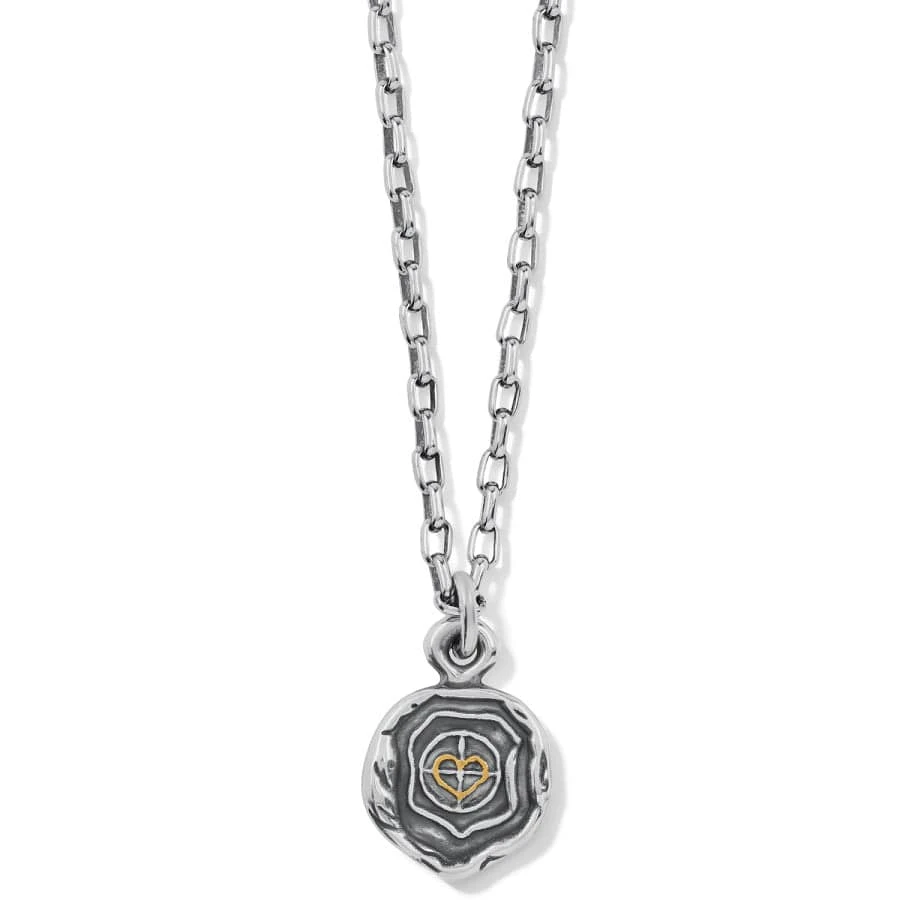 Ferrara Virtue Crescent Moon Pendant Necklace - Image 2