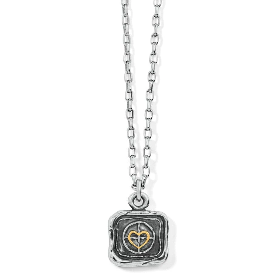 Ferrara Virtue Winged Hearted Pendant Necklace - Image 2