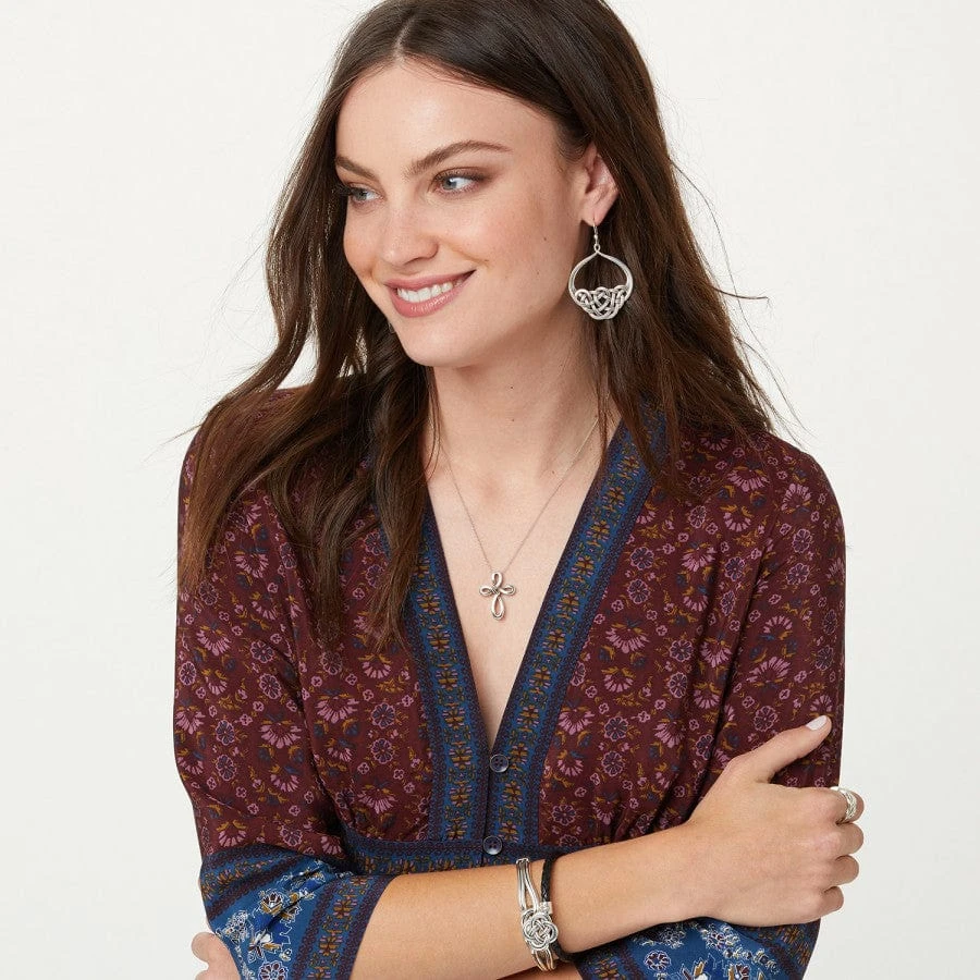 Interlok Petite Cross Necklace - Image 3