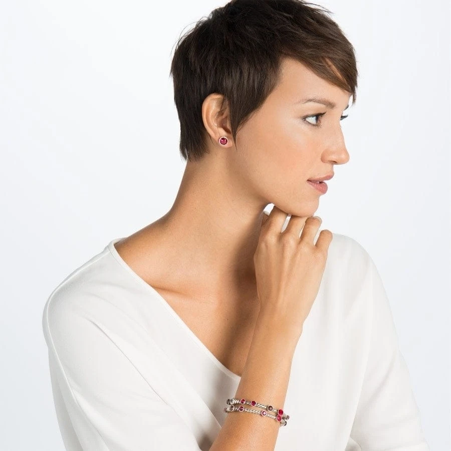 Iris Stud Earrings - Image 3