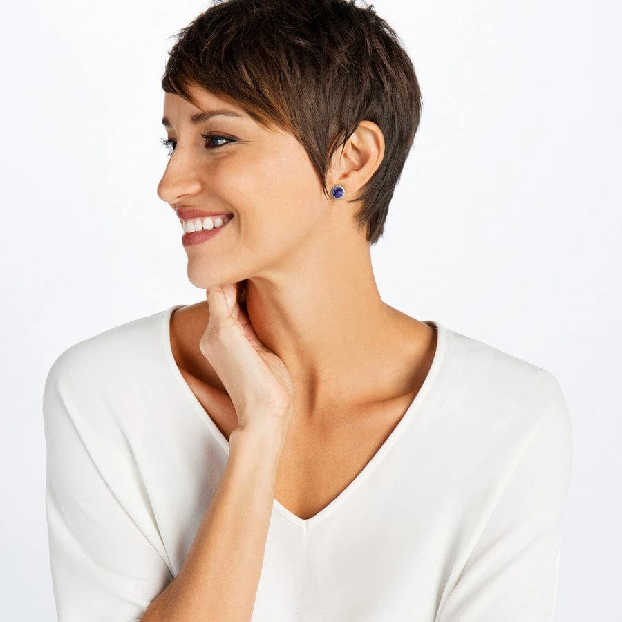 Iris Stud Earrings - Image 10