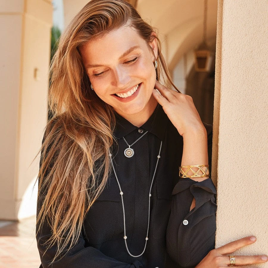 Meridian Two Tone Long Necklace - Image 3