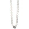 Meridian Zenith Heart Pearl Necklace
