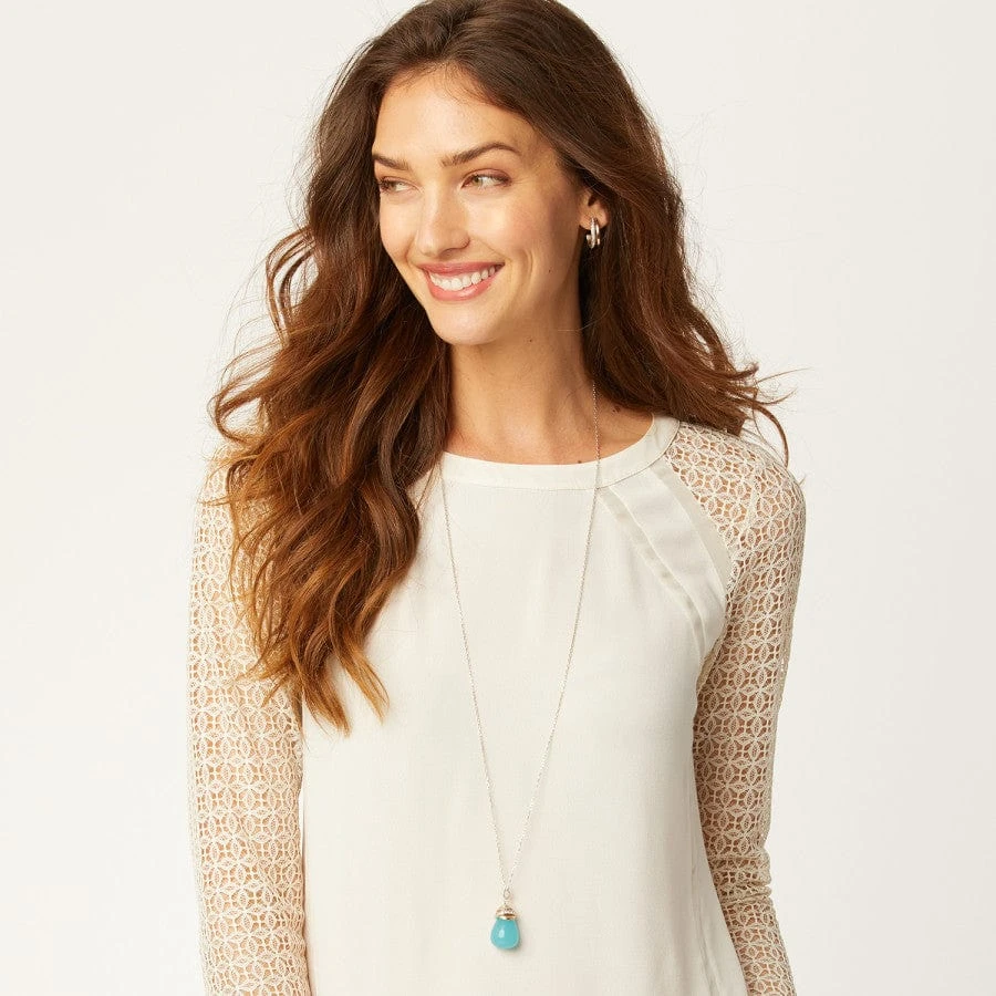 Neptune's Rings Quartz Stone Necklace - Image 3