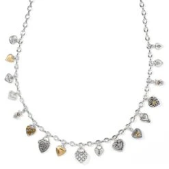 One Heart Charm Necklace