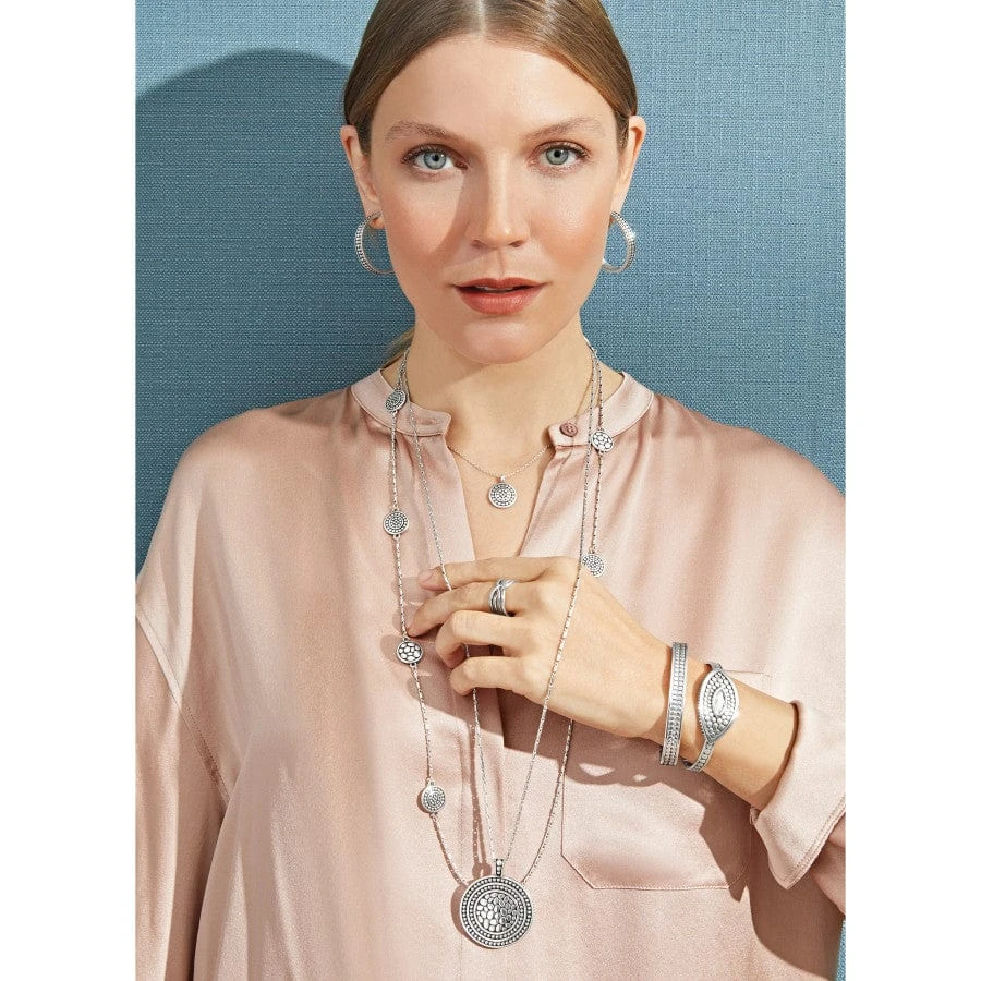 Pebble Round Reversible Long Necklace - Image 4