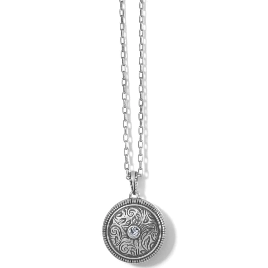 Romanza Round Locket Necklace