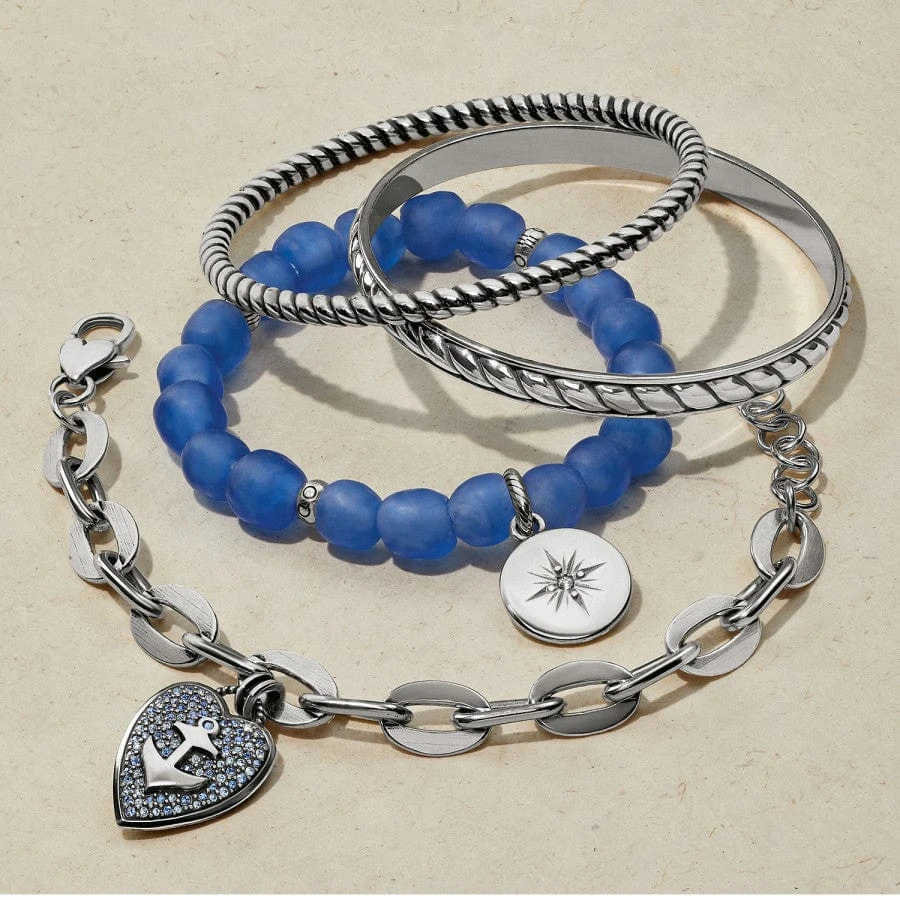 Sea Shore Compass Stretch Bracelet - Image 3