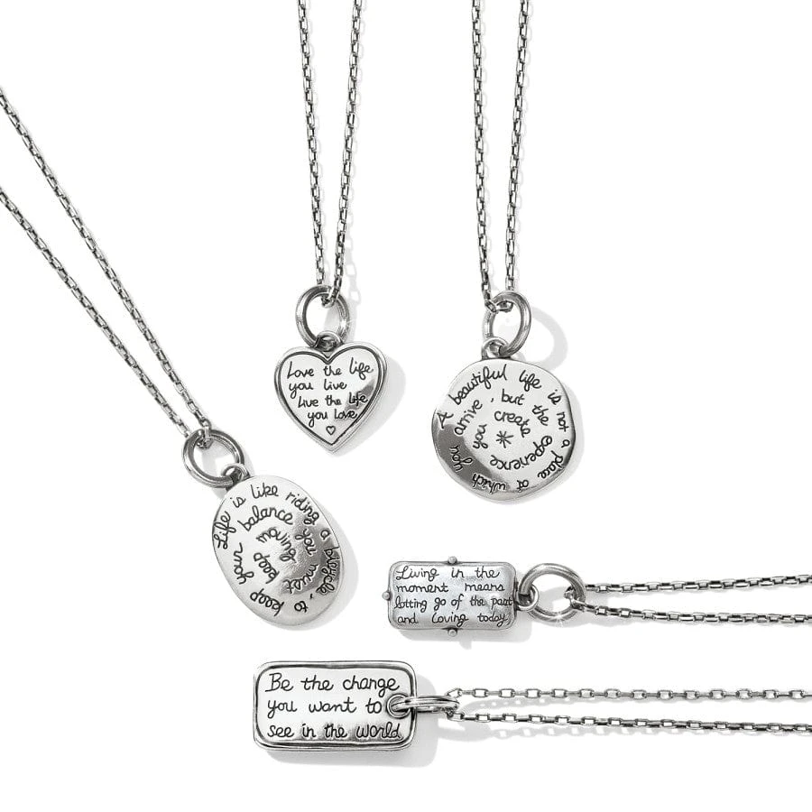 Sentiments Love Today Reversible Necklace - Image 4