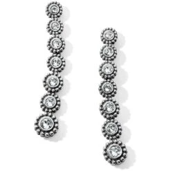 Twinkle Splendor Long Post Drop Earrings